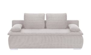 smart Schlafsofa  Leonie ¦ silber ¦ Maße (cm): B: 198 H: 92 T: 90 Polstermöbel > Sofas > 2-Sitzer - Höffner