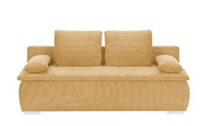 smart Schlafsofa  Leonie ¦ gelb ¦ Maße (cm): B: 198 H: 92 T: 90 Polstermöbel > Sofas > 2-Sitzer - Höffner