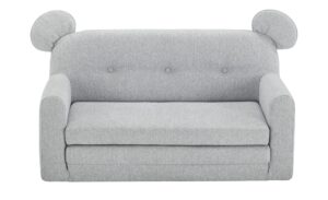 Kinderschlafsofa mit Ohren  Puschel ¦ grau ¦ Maße (cm): B: 112 H: 58 T: 56 Polstermöbel > Sofas > 2-Sitzer - Höffner