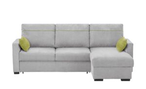 Ecksofa  Simba ¦ silber ¦ Maße (cm): B: 232 H: 87 T: 158 Polstermöbel > Sofas > Ecksofas - Höffner