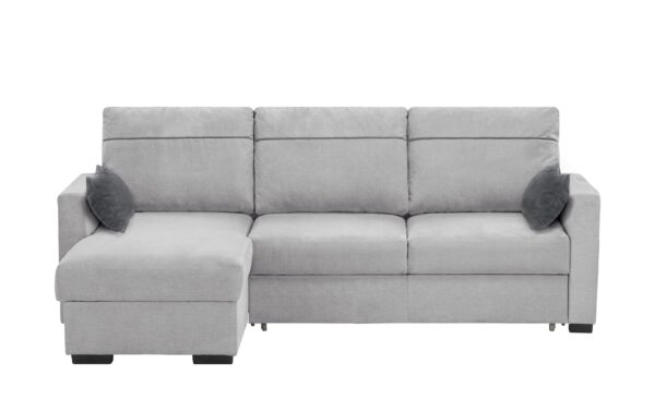 Ecksofa  Simba ¦ silber ¦ Maße (cm): B: 232 H: 87 T: 158 Polstermöbel > Sofas > Ecksofas - Höffner