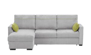 Ecksofa  Simba ¦ silber ¦ Maße (cm): B: 232 H: 87 T: 158 Polstermöbel > Sofas > Ecksofas - Höffner