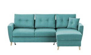 Ecksofa  Carla ¦ türkis/petrol ¦ Maße (cm): B: 230 H: 93 T: 159 Polstermöbel > Sofas > Ecksofas - Höffner