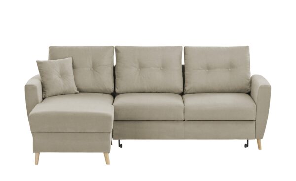 Ecksofa  Carla ¦ beige ¦ Maße (cm): B: 230 H: 93 T: 159 Polstermöbel > Sofas > Ecksofas - Höffner