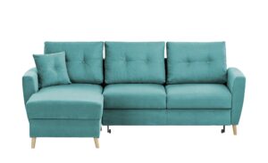 Ecksofa  Carla ¦ türkis/petrol ¦ Maße (cm): B: 230 H: 93 T: 159 Polstermöbel > Sofas > Ecksofas - Höffner