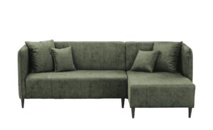 smart Ecksofa  Sara ¦ grün ¦ Maße (cm): B: 225 H: 80 T: 146 Polstermöbel > Sofas > Ecksofas - Höffner