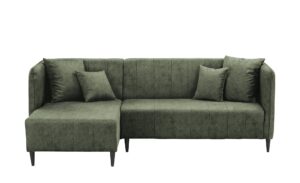 smart Ecksofa  Sara ¦ grün ¦ Maße (cm): B: 225 H: 80 T: 146 Polstermöbel > Sofas > Ecksofas - Höffner