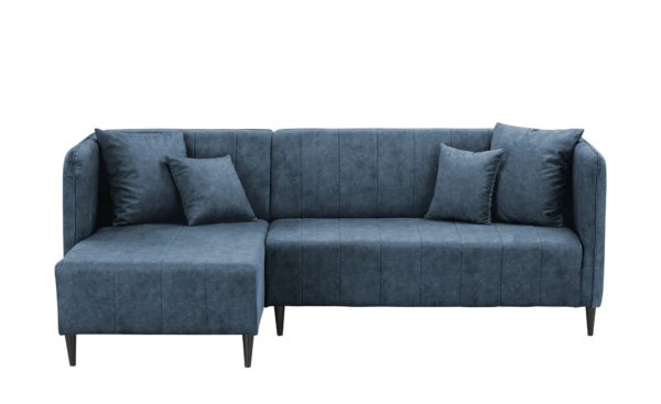 smart Ecksofa  Sara ¦ blau ¦ Maße (cm): B: 225 H: 80 T: 146 Polstermöbel > Sofas > Ecksofas - Höffner