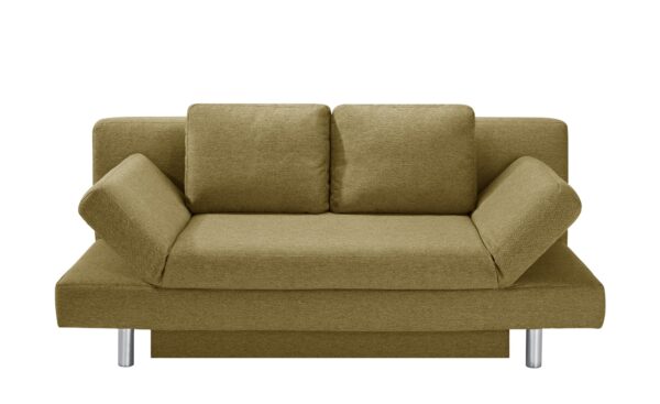 smart Schlafsofa  Nina ¦ grün ¦ Maße (cm): B: 205 H: 90 T: 95 Polstermöbel > Sofas > 2-Sitzer - Höffner
