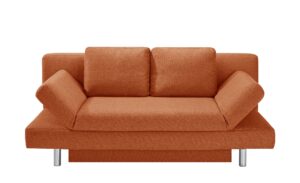 smart Schlafsofa  Nina ¦ orange ¦ Maße (cm): B: 205 H: 90 T: 95 Polstermöbel > Sofas > 2-Sitzer - Höffner