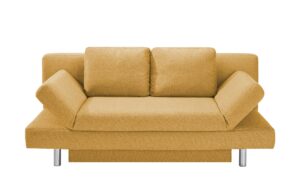 smart Schlafsofa  Nina ¦ gelb ¦ Maße (cm): B: 205 H: 90 T: 95 Polstermöbel > Sofas > 2-Sitzer - Höffner