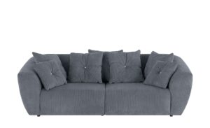 smart Big Sofa  Krista ¦ grau ¦ Maße (cm): B: 250 H: 81 T: 106 Polstermöbel > Sofas > 2-Sitzer - Höffner