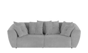 smart Big Sofa  Krista ¦ grau ¦ Maße (cm): B: 250 H: 81 T: 106 Polstermöbel > Sofas > 2-Sitzer - Höffner