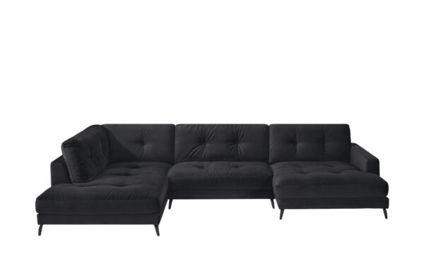 Jette Home Wohnlandschaft  Jette Return ¦ schwarz ¦ Maße (cm): B: 359 H: 84 T: 105 Polstermöbel > Sofas > Wohnlandschaften - Höffner