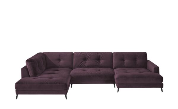 Jette Home Wohnlandschaft  Jette Return ¦ lila/violett ¦ Maße (cm): B: 359 H: 84 T: 105 Polstermöbel > Sofas > Wohnlandschaften - Höffner