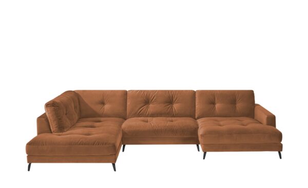 Jette Home Wohnlandschaft  Jette Return ¦ orange ¦ Maße (cm): B: 359 H: 84 T: 105 Polstermöbel > Sofas > Wohnlandschaften - Höffner