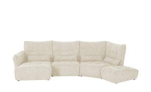 bobb Wohnlandschaft  Jeaneva ¦ creme ¦ Maße (cm): B: 384 H: 101 T: 197 Polstermöbel > Sofas > Wohnlandschaften - Höffner