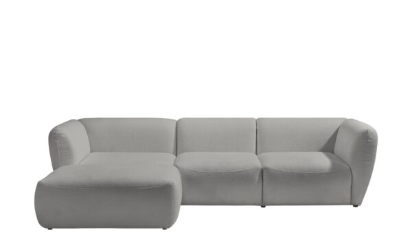 switch Ecksofa Bouclé Candelo ¦ grau ¦ Maße (cm): B: 306 H: 75 T: 172 Polstermöbel > Sofas > Ecksofas - Höffner