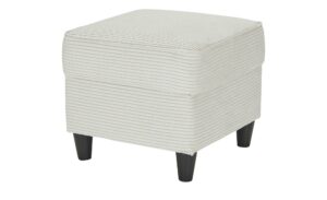 Hocker  Kivana ¦ grau ¦ Maße (cm): B: 52 H: 45 T: 52 Polstermöbel > Hocker - Höffner