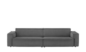 pop Big Sofa Cord Upper East ¦ grau ¦ Maße (cm): B: 296 H: 72 T: 106 Polstermöbel > Sofas > 3-Sitzer - Höffner