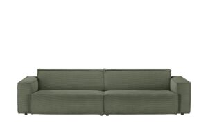 pop Big Sofa Cord Upper East ¦ grün ¦ Maße (cm): B: 296 H: 72 T: 106 Polstermöbel > Sofas > 3-Sitzer - Höffner