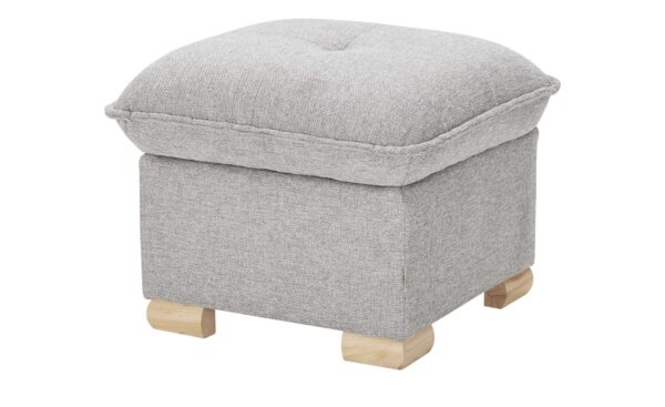 smart Hocker  Imperia ¦ grau ¦ Maße (cm): B: 53 H: 40 T: 53 Polstermöbel > Hocker - Höffner