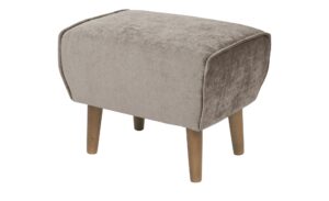 SOHO Hocker  Ellinor ¦ grau ¦ Maße (cm): B: 56 H: 46 T: 41 Polstermöbel > Hocker - Höffner