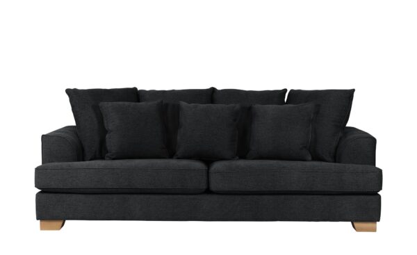 SOHO Sofa  Franka ¦ schwarz ¦ Maße (cm): B: 231 H: 87 T: 103 Polstermöbel > Sofas > 3-Sitzer - Höffner