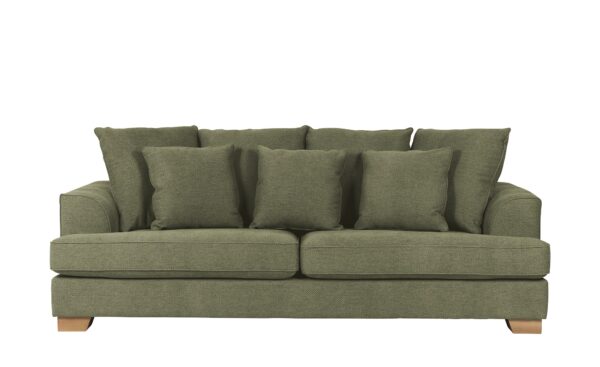 SOHO Sofa  Franka ¦ grün ¦ Maße (cm): B: 231 H: 87 T: 103 Polstermöbel > Sofas > 3-Sitzer - Höffner