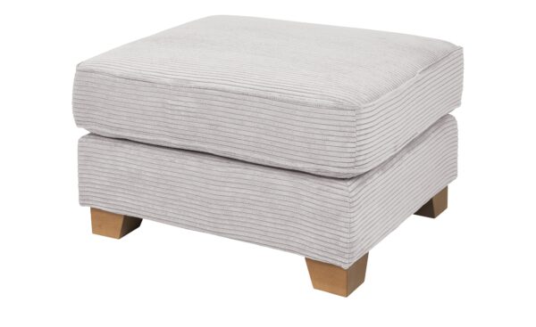 SOHO Hocker  Franka ¦ weiß ¦ Maße (cm): B: 75 H: 42 T: 62 Polstermöbel > Hocker - Höffner