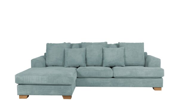 SOHO Ecksofa  Franka ¦ grün ¦ Maße (cm): B: 268 H: 87 T: 161 Polstermöbel > Sofas > Ecksofas - Höffner