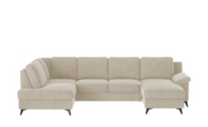 uno Wohnlandschaft  Boom ¦ beige ¦ Maße (cm): B: 309 H: 90 T: 170 Polstermöbel > Sofas > Schlafsofas - Höffner