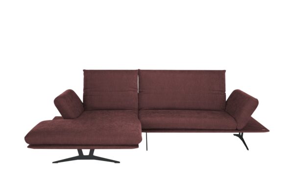 KOINOR Ecksofa   Francis ¦ rot ¦ Maße (cm): B: 284 H: 93 T: 159 Polstermöbel > Sofas > Ecksofas - Höffner