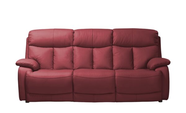 Wohnwert Sofa 3-sitzig  Ambra ¦ rot ¦ Maße (cm): B: 218 H: 102 T: 102 Polstermöbel > Sofas > 3-Sitzer - Höffner