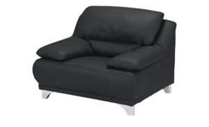 Sessel  Maranello ¦ schwarz ¦ Maße (cm): B: 118 H: 86 T: 93 Polstermöbel > Sessel > Polstersessel - Höffner