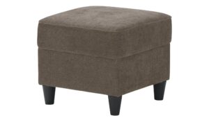 Hocker  Kivana ¦ braun ¦ Maße (cm): B: 52 H: 45 T: 52 Polstermöbel > Hocker - Höffner