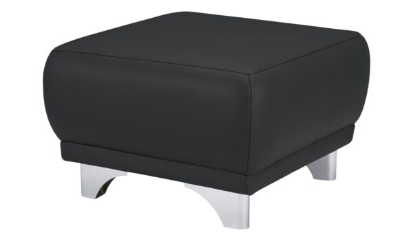 Hocker  Maranello ¦ schwarz ¦ Maße (cm): B: 66 H: 43 T: 66 Polstermöbel > Hocker - Höffner