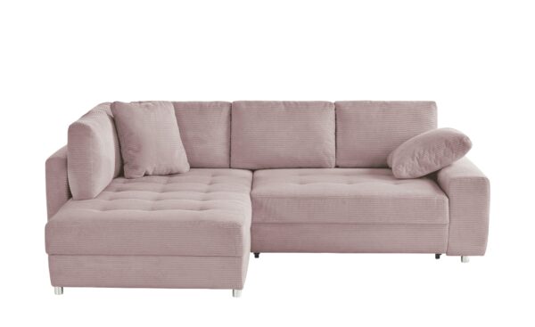 bobb Ecksofa  Arissa de Luxe ¦ rosa/pink ¦ Maße (cm): B: 265 H: 84 T: 209 Polstermöbel > Sofas > Ecksofas - Höffner