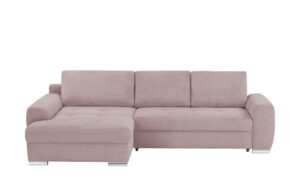 bobb Ecksofa  Soumia ¦ rosa/pink ¦ Maße (cm): B: 283 H: 91 T: 181 Polstermöbel > Sofas > Ecksofas - Höffner