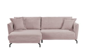 bobb Ecksofa  Yolanda ¦ rosa/pink ¦ Maße (cm): B: 257 H: 94 T: 174 Polstermöbel > Sofas > Ecksofas - Höffner