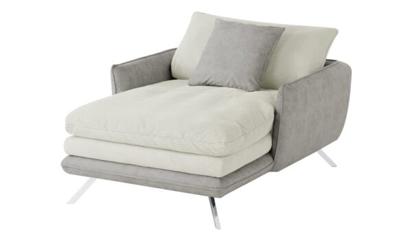 bobb Loveseat  Stellina ¦ grau ¦ Maße (cm): B: 125 H: 95 T: 160 Polstermöbel > Sessel > Polstersessel - Höffner