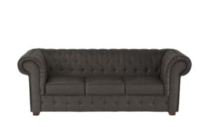 Sofa   Chester ¦ grau ¦ Maße (cm): B: 215 H: 77 T: 94 Polstermöbel > Sofas > 3-Sitzer - Höffner