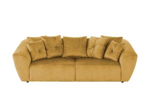 smart Big Sofa  Krista ¦ gelb ¦ Maße (cm): B: 250 H: 81 T: 106 Polstermöbel > Sofas > 2-Sitzer - Höffner