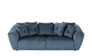 smart Big Sofa  Krista ¦ blau ¦ Maße (cm): B: 250 H: 81 T: 106 Polstermöbel > Sofas > 2-Sitzer - Höffner