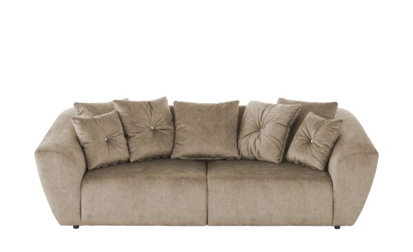 smart Big Sofa  Krista ¦ braun ¦ Maße (cm): B: 250 H: 81 T: 106 Polstermöbel > Sofas > 2-Sitzer - Höffner