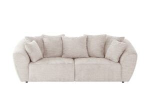 smart Big Sofa  Savita ¦ creme ¦ Maße (cm): B: 250 H: 81 T: 106 Polstermöbel > Sofas > 2-Sitzer - Höffner