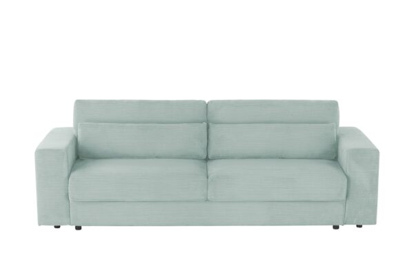 Big Sofa mit Schlaffunktion  Branna ¦ grün ¦ Maße (cm): B: 250 H: 101 T: 105 Polstermöbel > Sofas > 2-Sitzer - Höffner