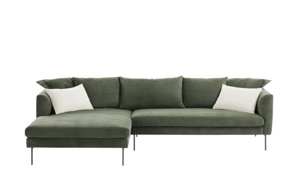 Gray & Jones Ecksofa  Avola ¦ grün ¦ Maße (cm): B: 284 H: 85 T: 178 Polstermöbel > Sofas > Ecksofas - Höffner