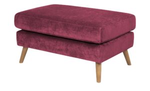 SOHO Polsterhocker  Smilla ¦ rot ¦ Maße (cm): B: 90 H: 43 T: 60 Polstermöbel > Hocker - Höffner