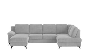 uno Wohnlandschaft  Boom ¦ silber ¦ Maße (cm): B: 309 H: 90 T: 170 Polstermöbel > Sofas > Schlafsofas - Höffner